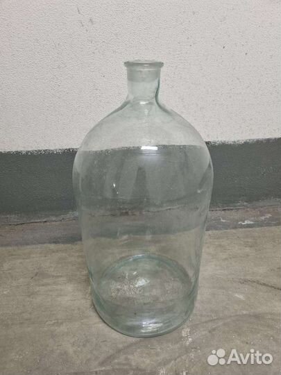 Бутылка, стеклянная бутыль, 20л