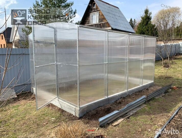 Теплица богатырьтеплица усиленная с двойной дугой