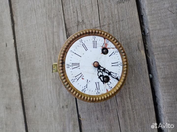 Механизм каминных часов старинный