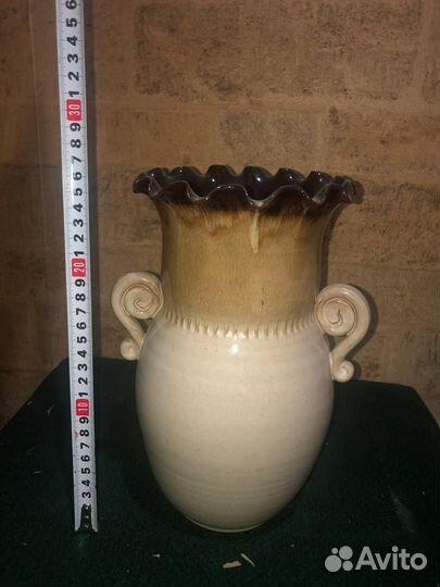 Ваза керамическая для цветов ручной работы