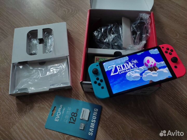 Switch Oled Прошитый Чип Реболл 192gb