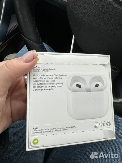 Беспроводные наушники apple airpods 3