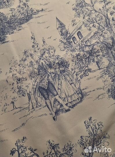 Скатерть Туаль де Жуи прямоугольная 140 х 180 см