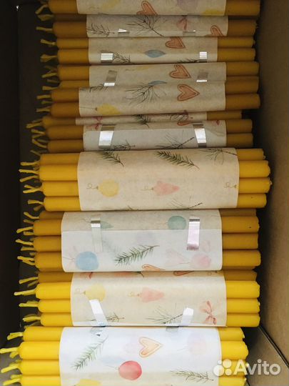 Свечи из пчелиного воска