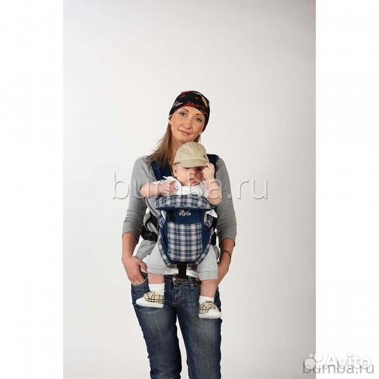 Рюкзак-кенгуру переноска Baby Style Томик Джинс