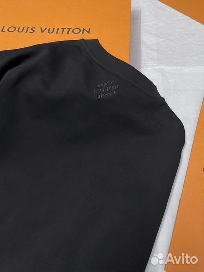 Свитшот мужской черный Louis Vuitton