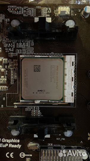 Asrock a75m hvs + amd a6-3500