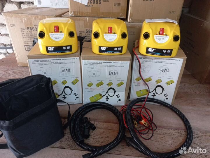 Насос для лодки электрический. Новый. Доставка