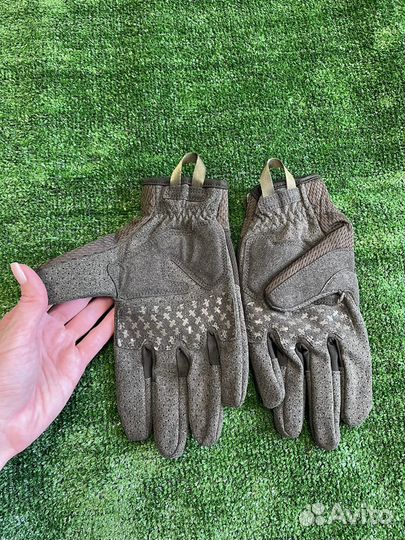 Перчатки тактические олива черные wallizard