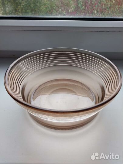 Вазы для фруктов цветное стекло СССР