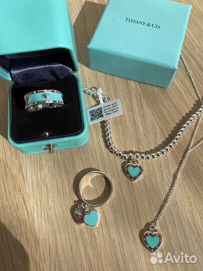 Серебряное кольцо Tiffany