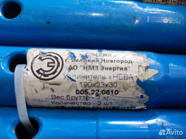Удлинители колесных осей Нева ун190х23х30 комплект