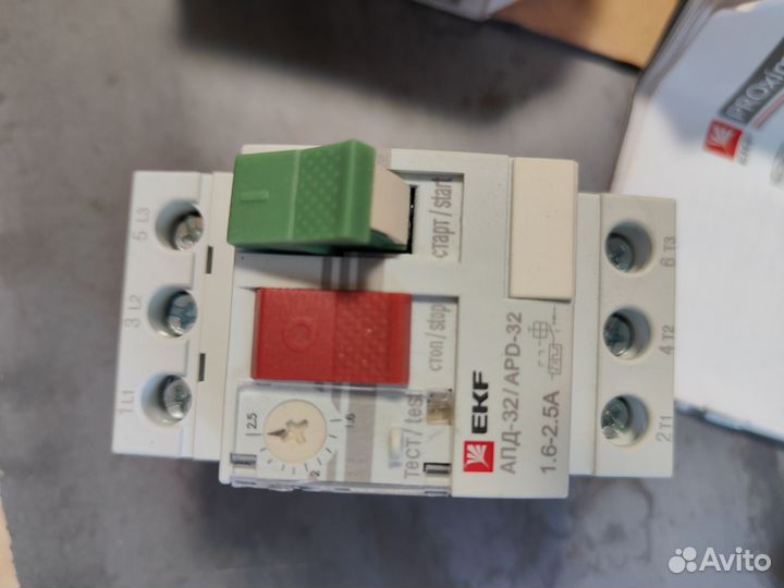 Выключатель пуска двигателя EKF APD-32/апд-32