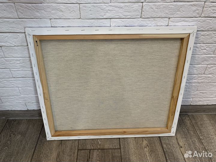 Картина маслом на холсте с поталью пейзаж