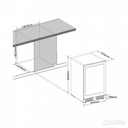 Винный шкаф cellar private CP051-1TBH