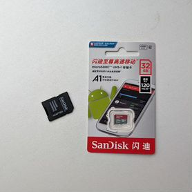 Оригинальная карта памяти SanDisk Ultra microSD 32