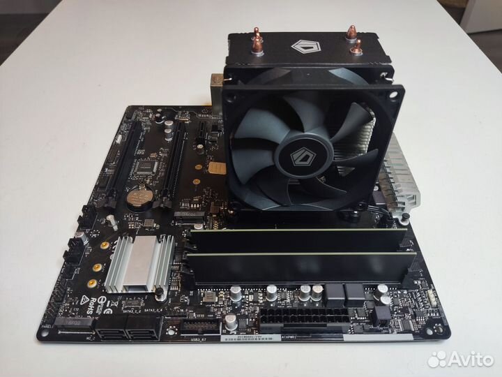 Комплект: Ryzen 5500, B450, 16Gb, кулер