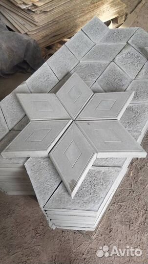 Тротуарная плитка (ромб) 3D