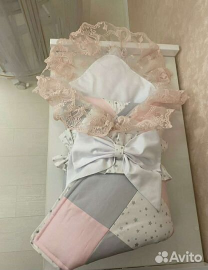 Конверт-одеяло на выписку осень/зима