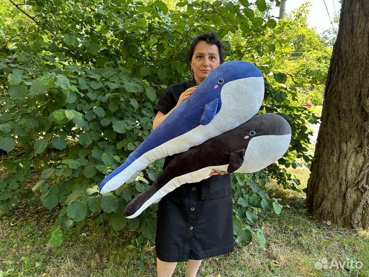 Мягкая игрушка кит. Кит подушка обнимашка