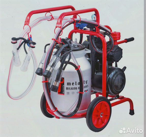 Доильный аппарат для доения 1 коровы и 1 козы Mela