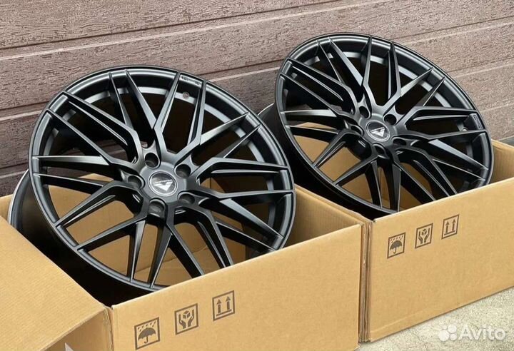 Диски Vorsteiner VF107 R19 5*112 чёрный матовый