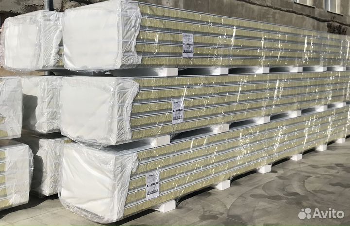 Сэндвич-панели Минвата 100мм