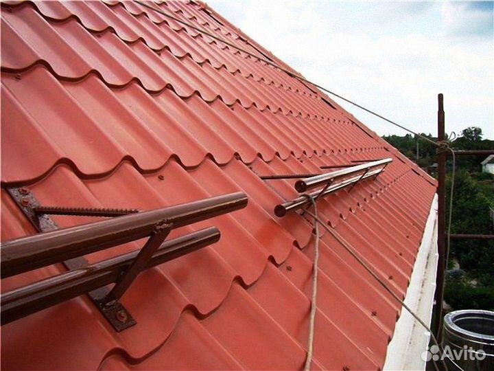 Снегозадержатель для фальцевой кровли