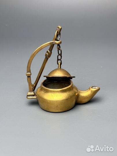 Лампа масляная бронза