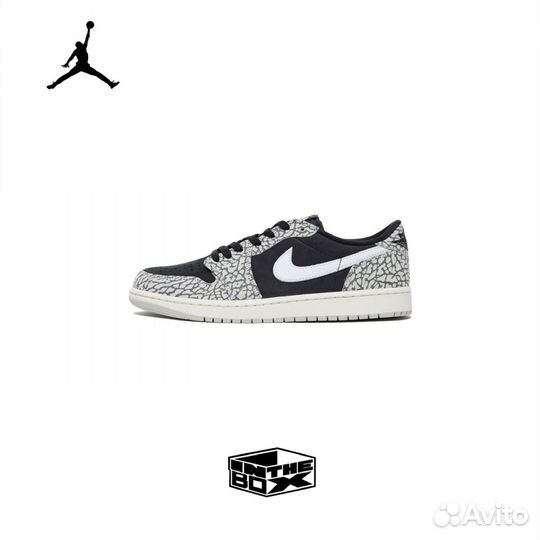 Air Jordan 1 Low OG “Black Elephant” CZ0790-001