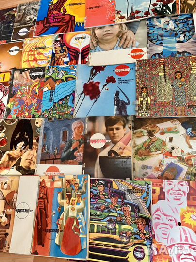 Журналы Кругозор с пластинками