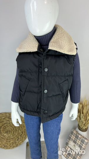 Жилетка детская черная