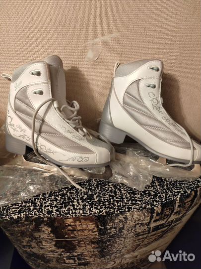 Коньки фигурные р 39
