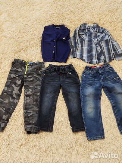 Вещи пакетом на мальчика. Рост 104-110