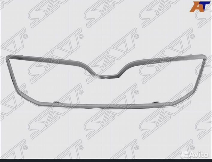 Молдинг решетки радиатора skoda octavia a7
