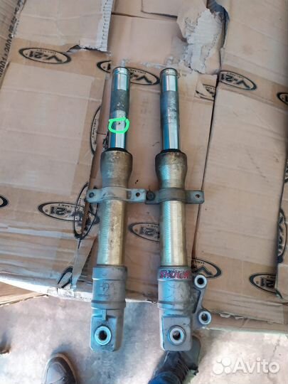 Амортизаторы передние на мопед Suzuki ZZ inch up S