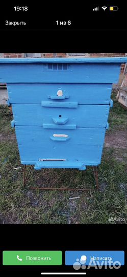 Улей с пчелами