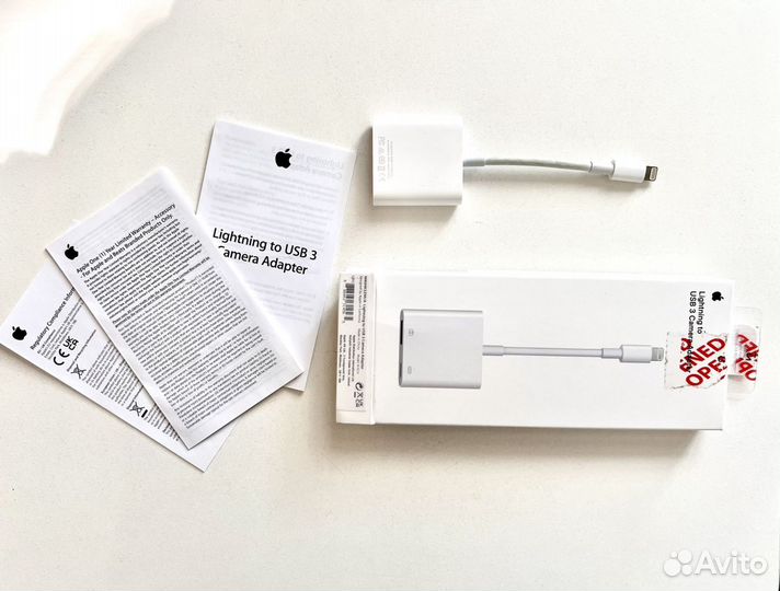 Переходник Apple Lightning - USB оригинал