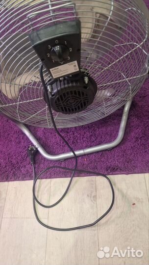 Вентилятор напольный навесной Aceline FFJ-90 серый