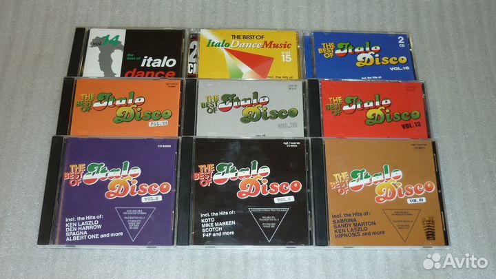 CD The Best Of Italo Disco 11,12,13,14,15,16