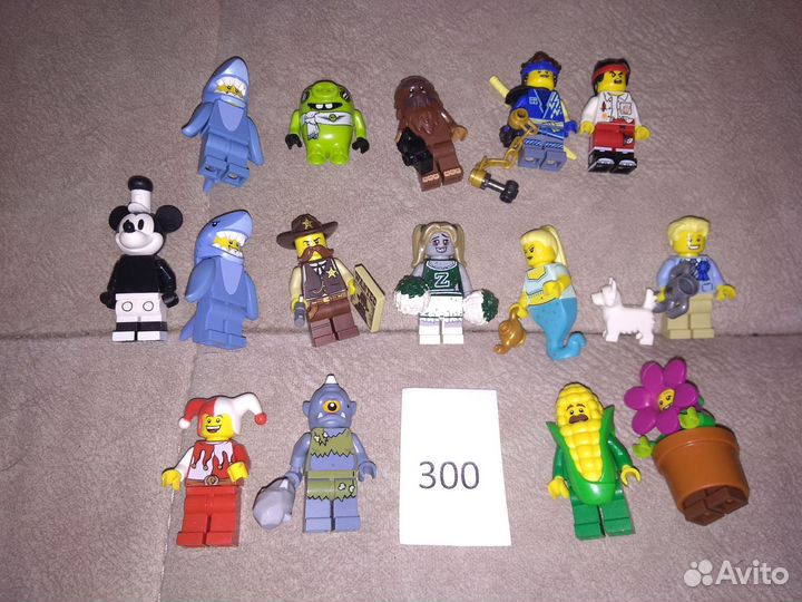 Lego минифигурки из разных серий