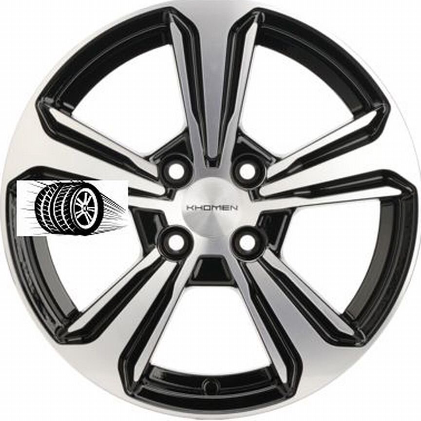 Литые диски Khomen Wheels 6×R15 4×100
