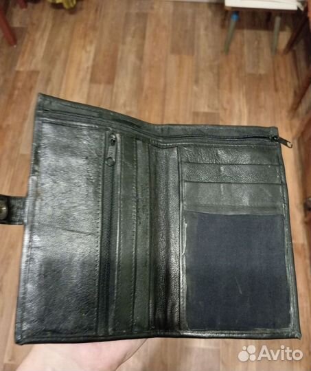 Мужское кожаное портмоне (нат. кожа)