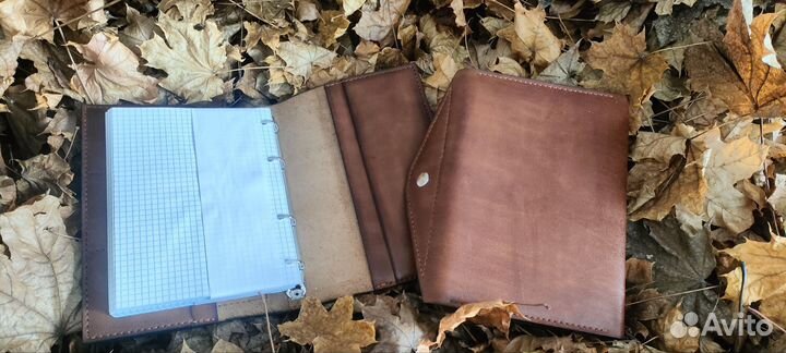 Кожаный ежедневник ручной работы