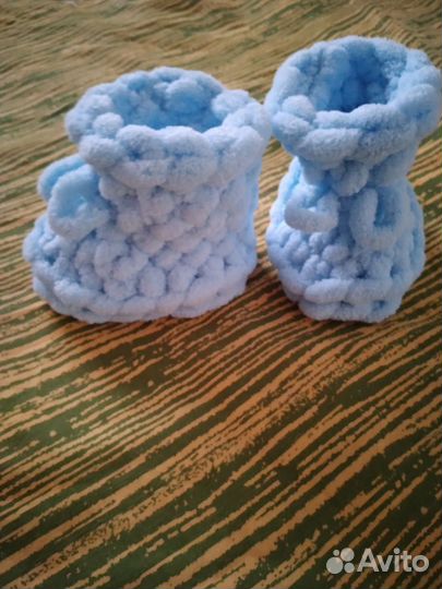 Плед детский вязаный ручная работа