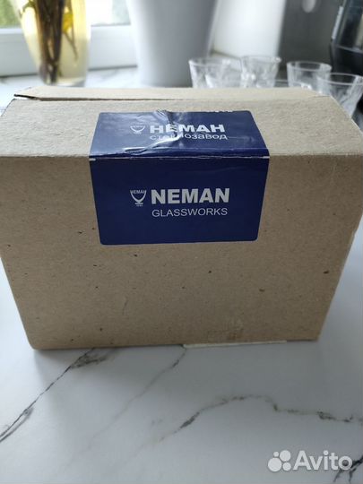 Рюмки лафитники хрустальные