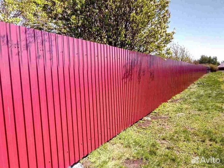 Забор из профнастила