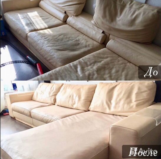 Перетяжка и замена обивки кожаных диванов