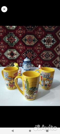 Коллекционные бокалы 4 штуки в наличии