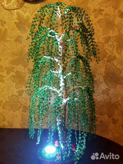 Деревья из бисера